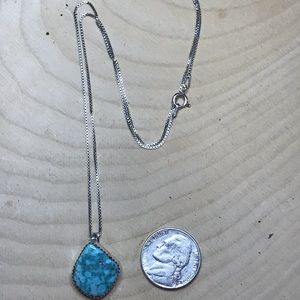 Jewelry - Sweet turquoise and sterling 18 “ necklace Jewelry - Sweet turquoise and sterling 18 “ necklace